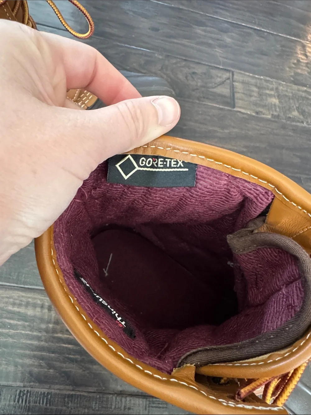 Men’s L.L. Bean Brown and Black Gore-Tex Duck Boots